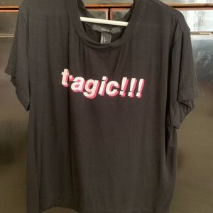 Black Crop top from forever 21